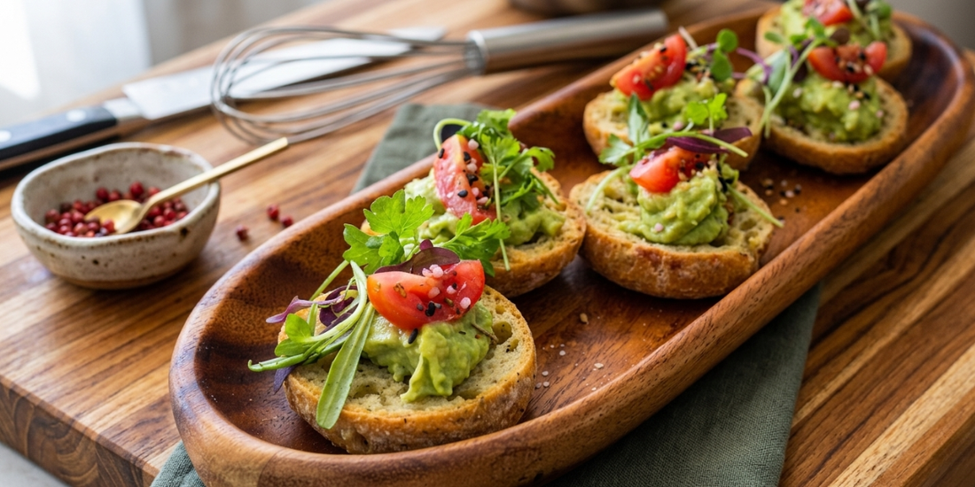 Papa Mountain Avocado Cheese Bread Toasties