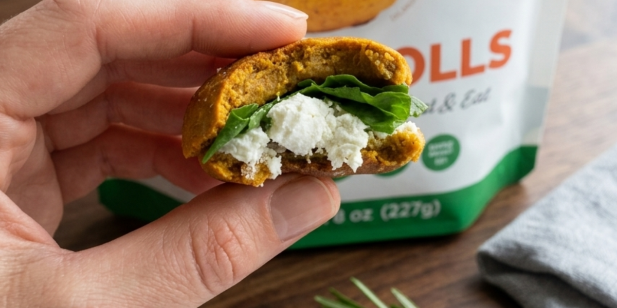 Sweet Potato & Herb Ricotta Spinach Bites