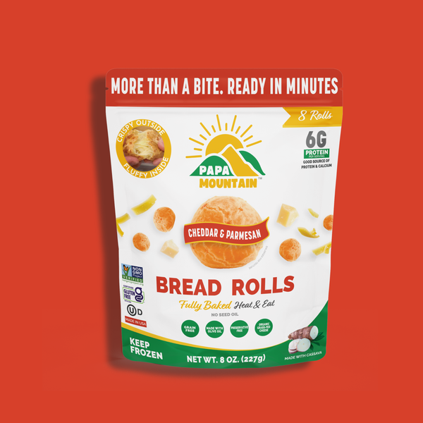 Cheddar and Parmesan Bread Rolls (8oz)