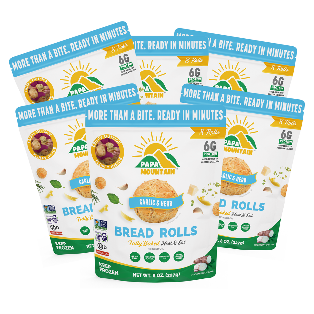 Garlic and Herb Bread Rolls (8oz)  - 6 Bags
